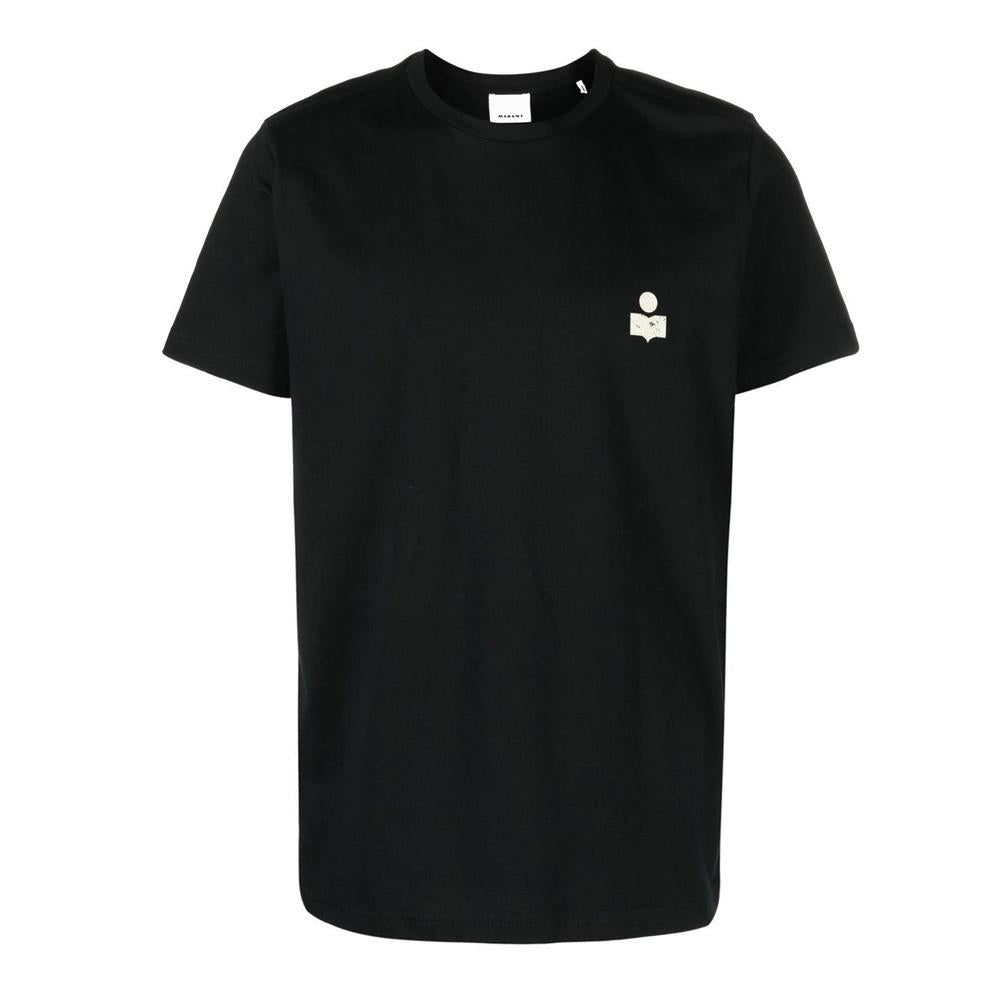 Isabel Marant Zaffer Print T-Shirt Black Men’s Cotton