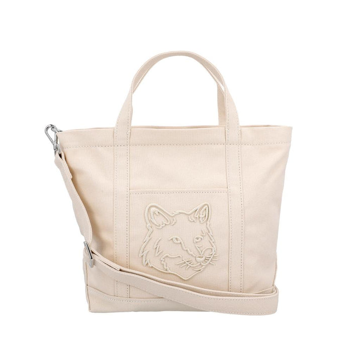 Maison Kitsune Fox Head Small Tote Bag LW05103WW0107 0432