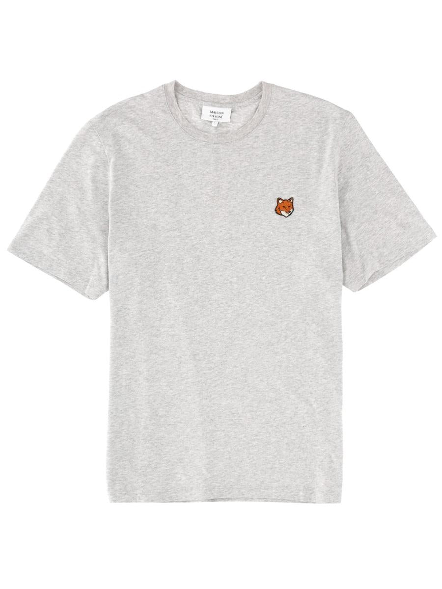 Maison Kitsune Cotton Short Sleeve T-Shirt White Men’s