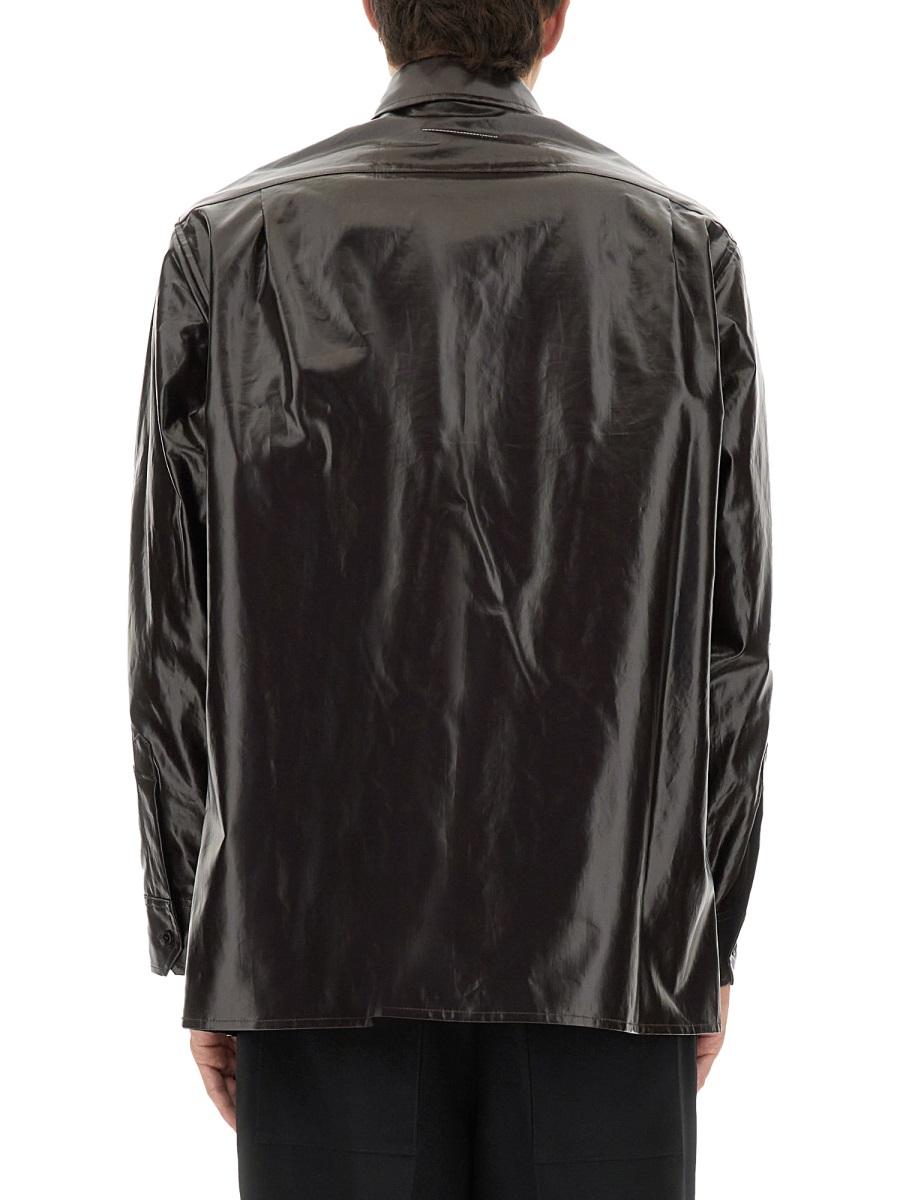Maison Margiela Long Sleeve Shirt White Cotton Men's
