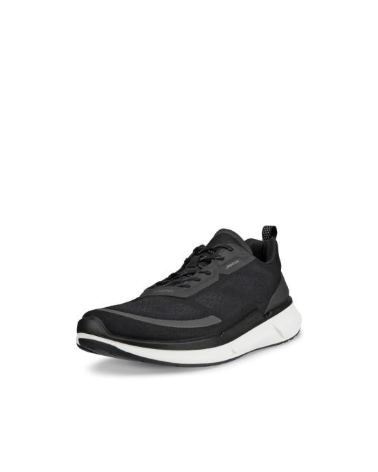 ecco Black Leather Low-Top Sneakers for Men 830754 00001