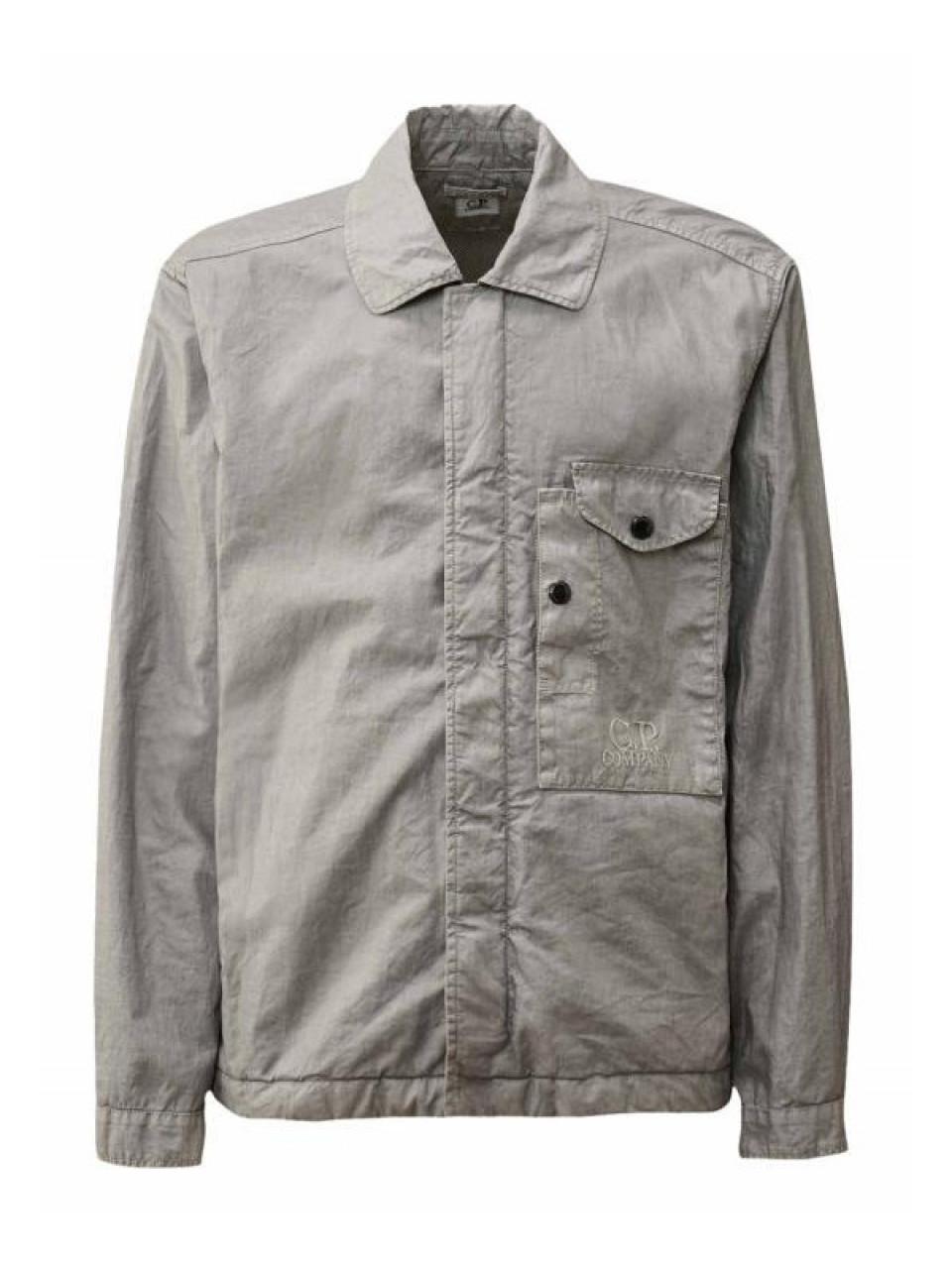 CP Company Lino Wax Overshirt Linen Jacket