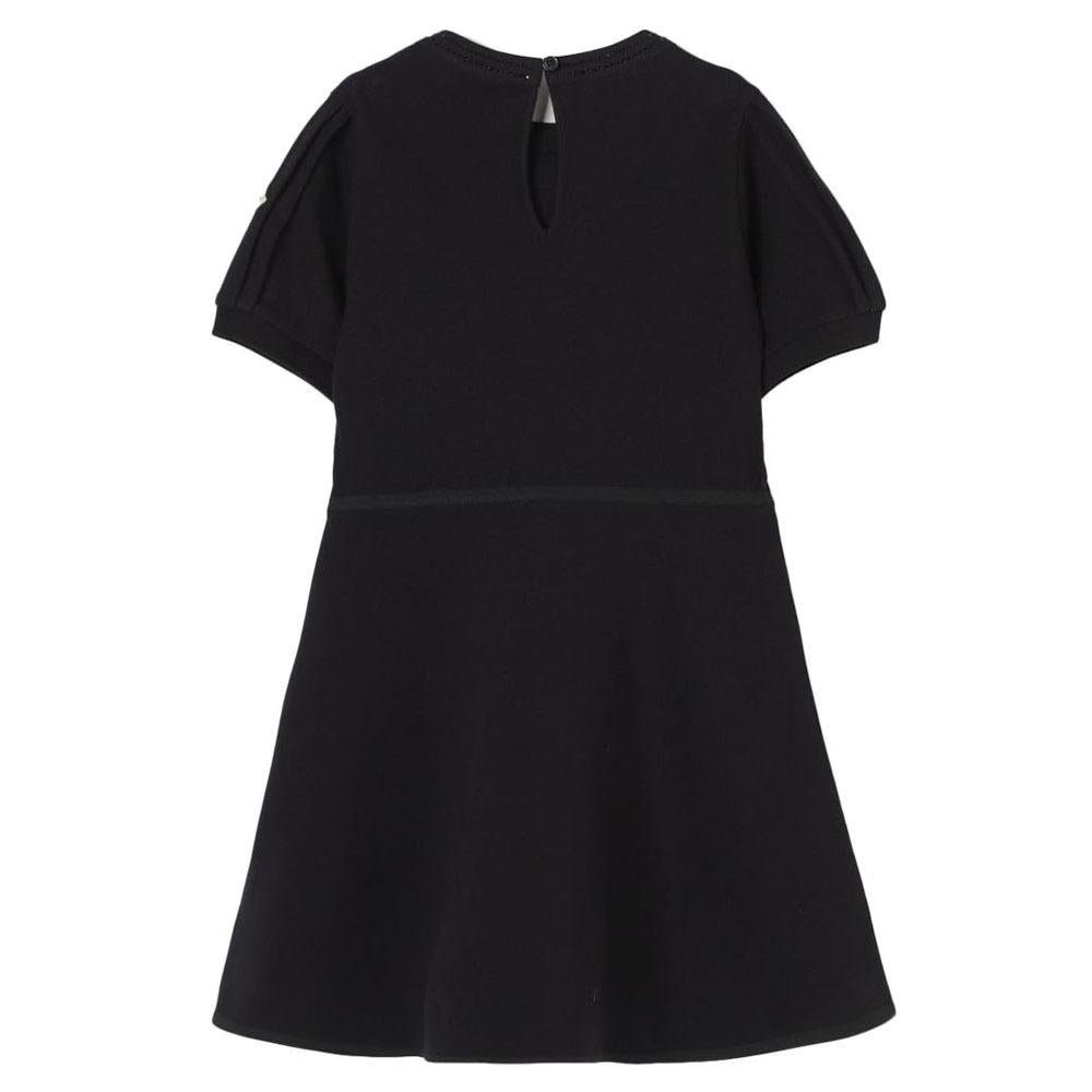 Moncler Kids Women Logo Patch Midi Dress 8I000 08 89ALK 999