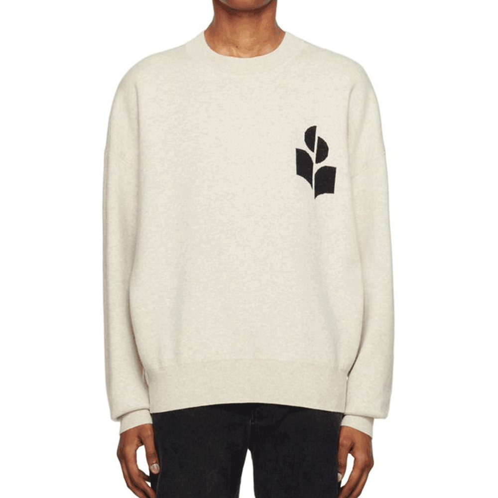 Isabel Marant Men’s Atli Crewneck Knit Sweater PU0048HA A1L03H 02LY