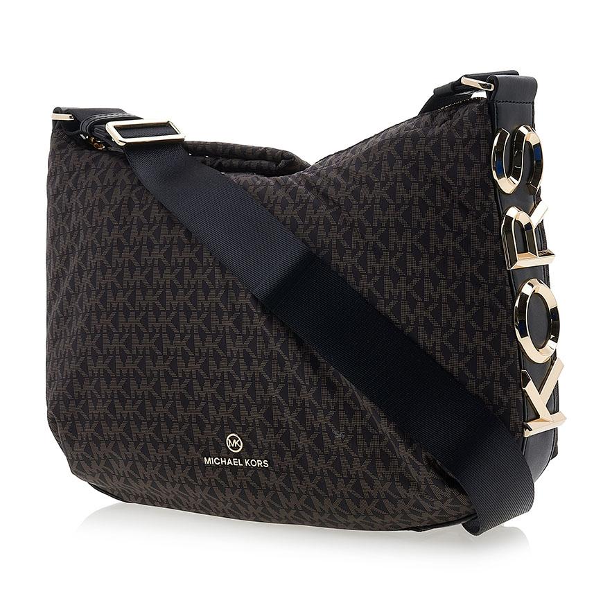 Michael Kors Leonie Crossbody Bag Brown Monogram Canvas
