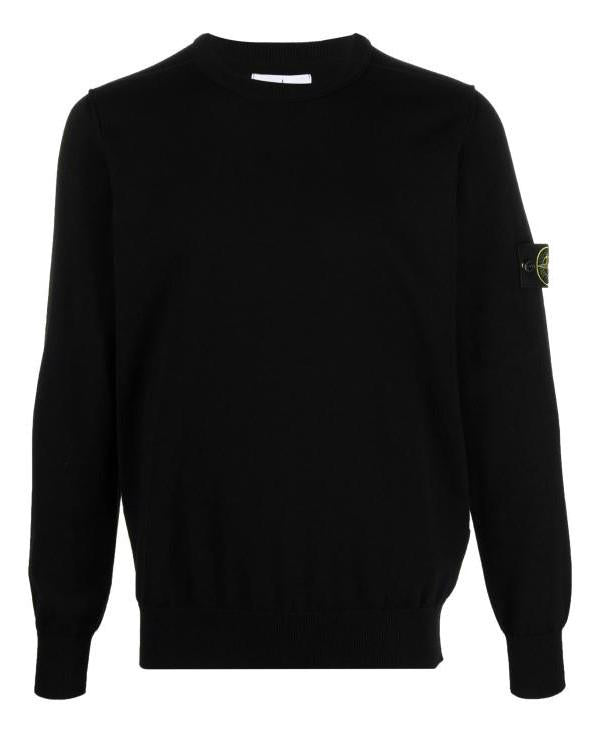STONE ISLAND Organic Soft Cotton Crewneck Sweater Men’s