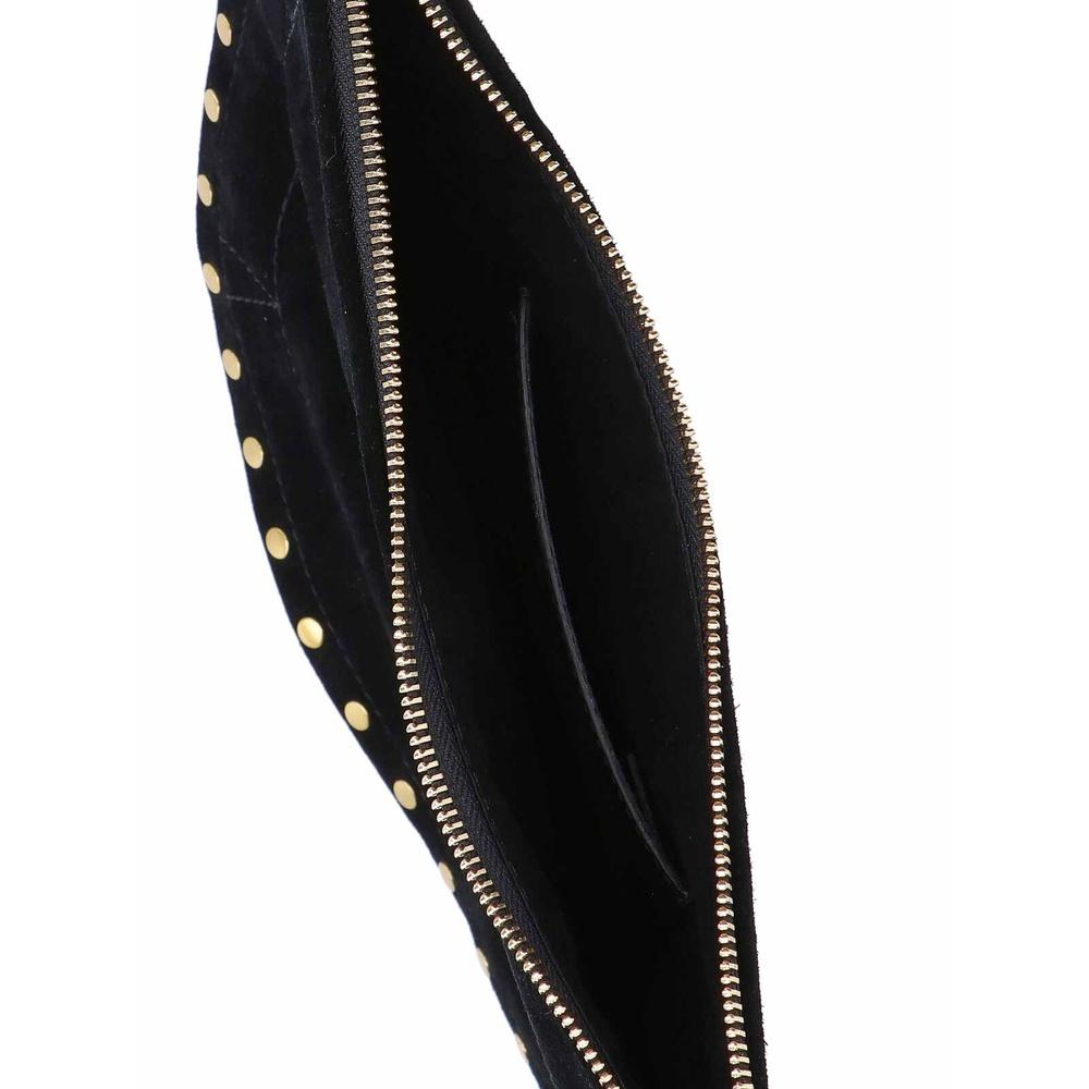 Isabel Marant Oskan Hobo Bag Black Leather Shoulder Bag