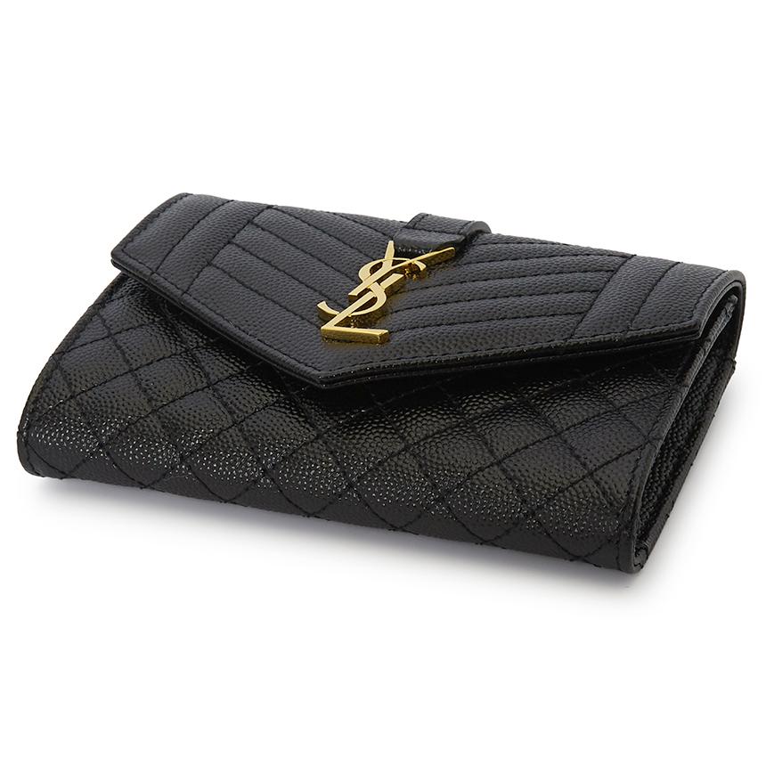 Saint Laurent Mix Matelassé Women’s Card Holder 651026 BOW91 1000