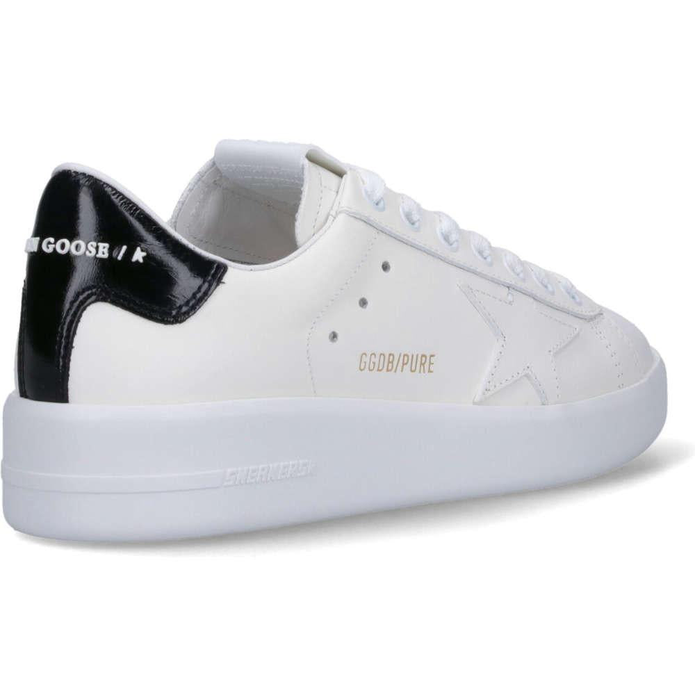 GOLDEN GOOSE Purestar White Leather Low-Top Sneakers for Women