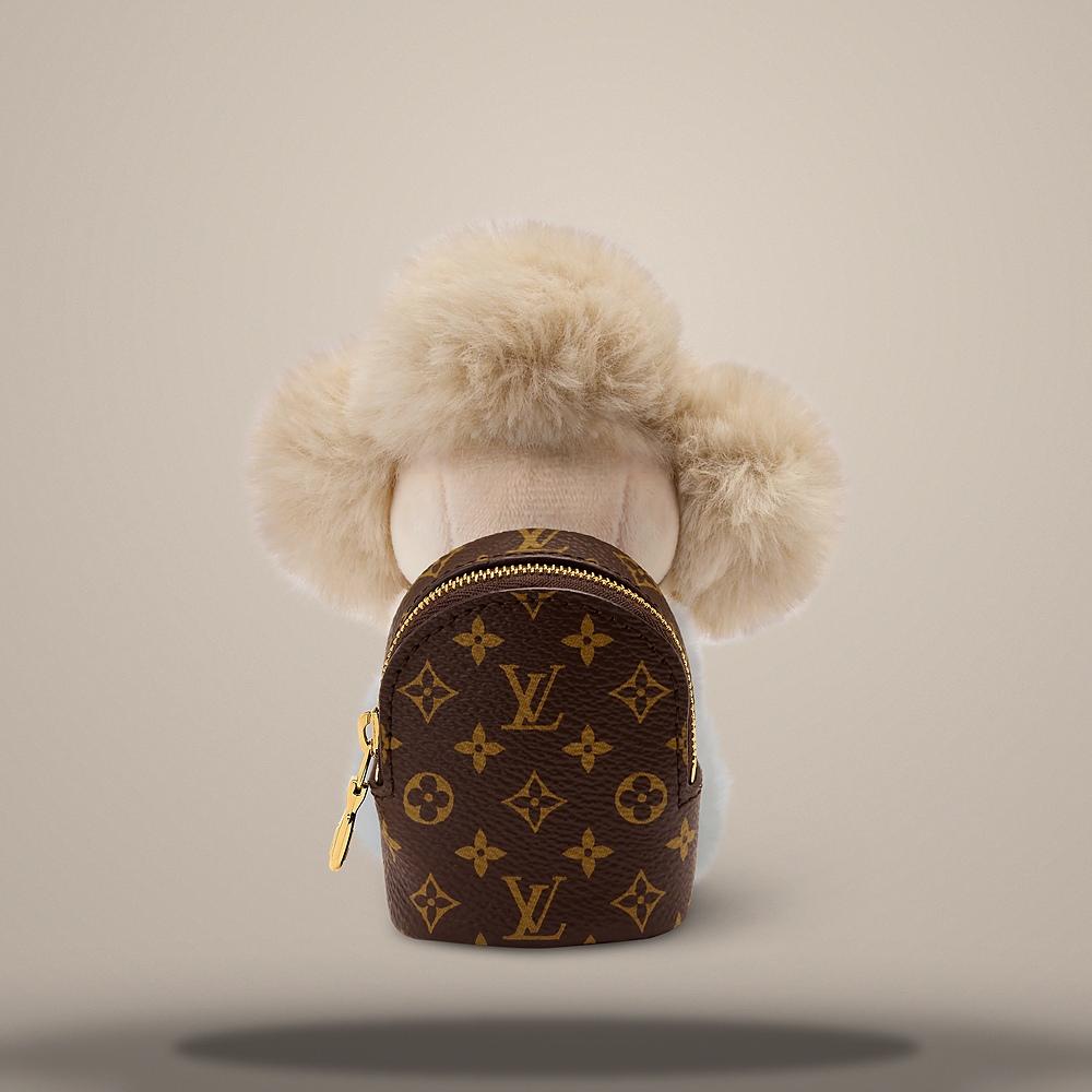 Louis Vuitton Vivienne Hug Beige Bag Charm Key Ring M03468