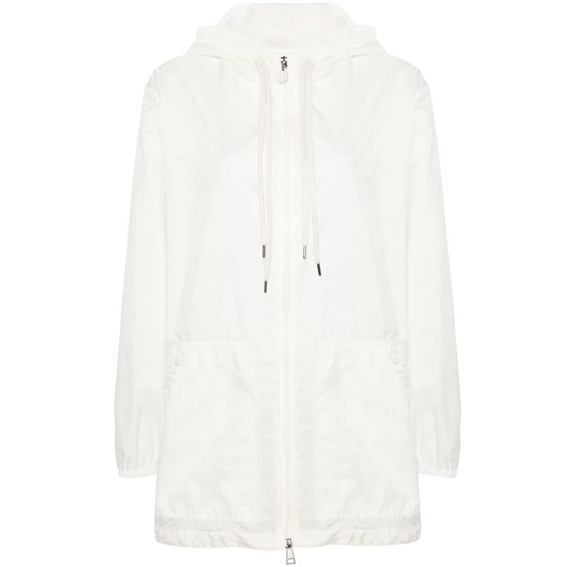 Moncler Aiole Women’s Hooded Jacket White