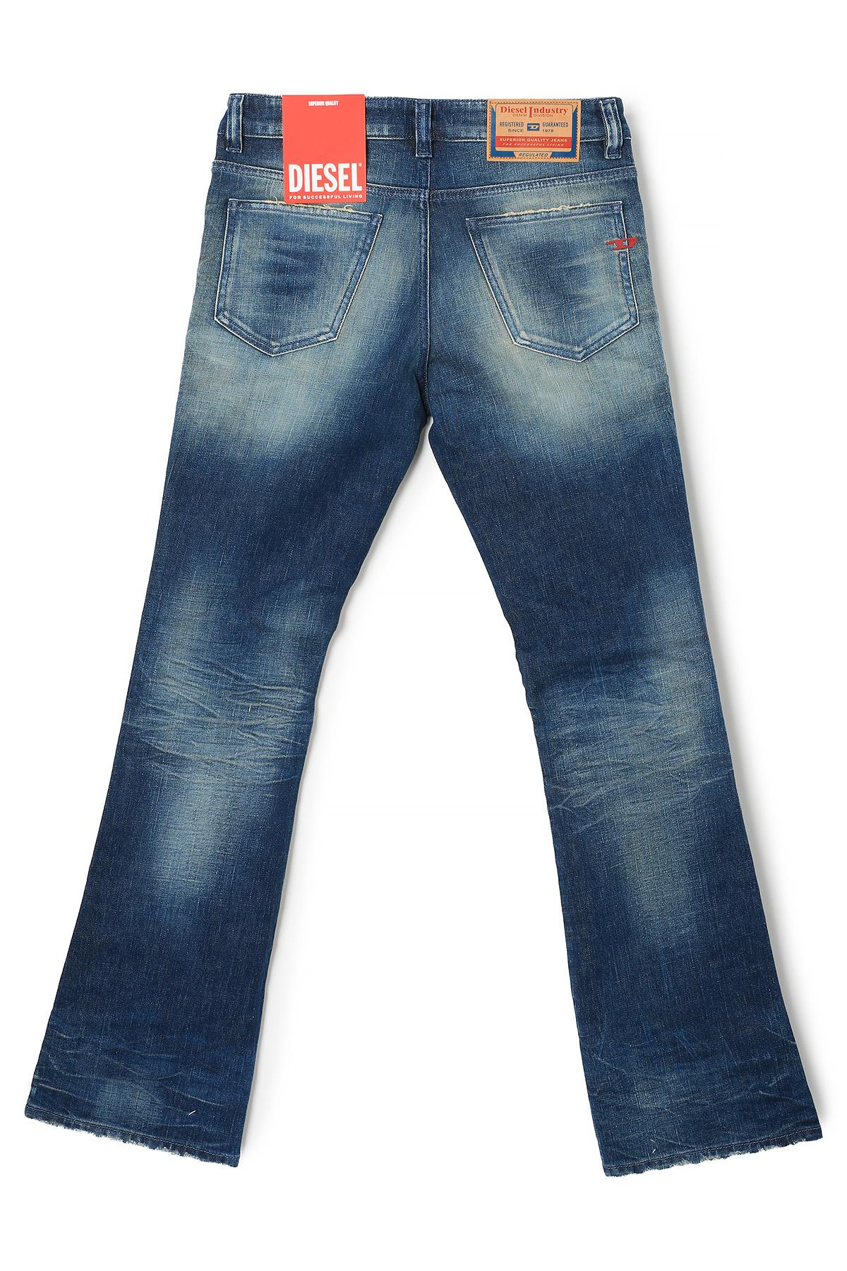 DIESEL 1998 DBUCK Bootcut Denim Jeans Blue L32 Men’s Pants A1221809L35 01