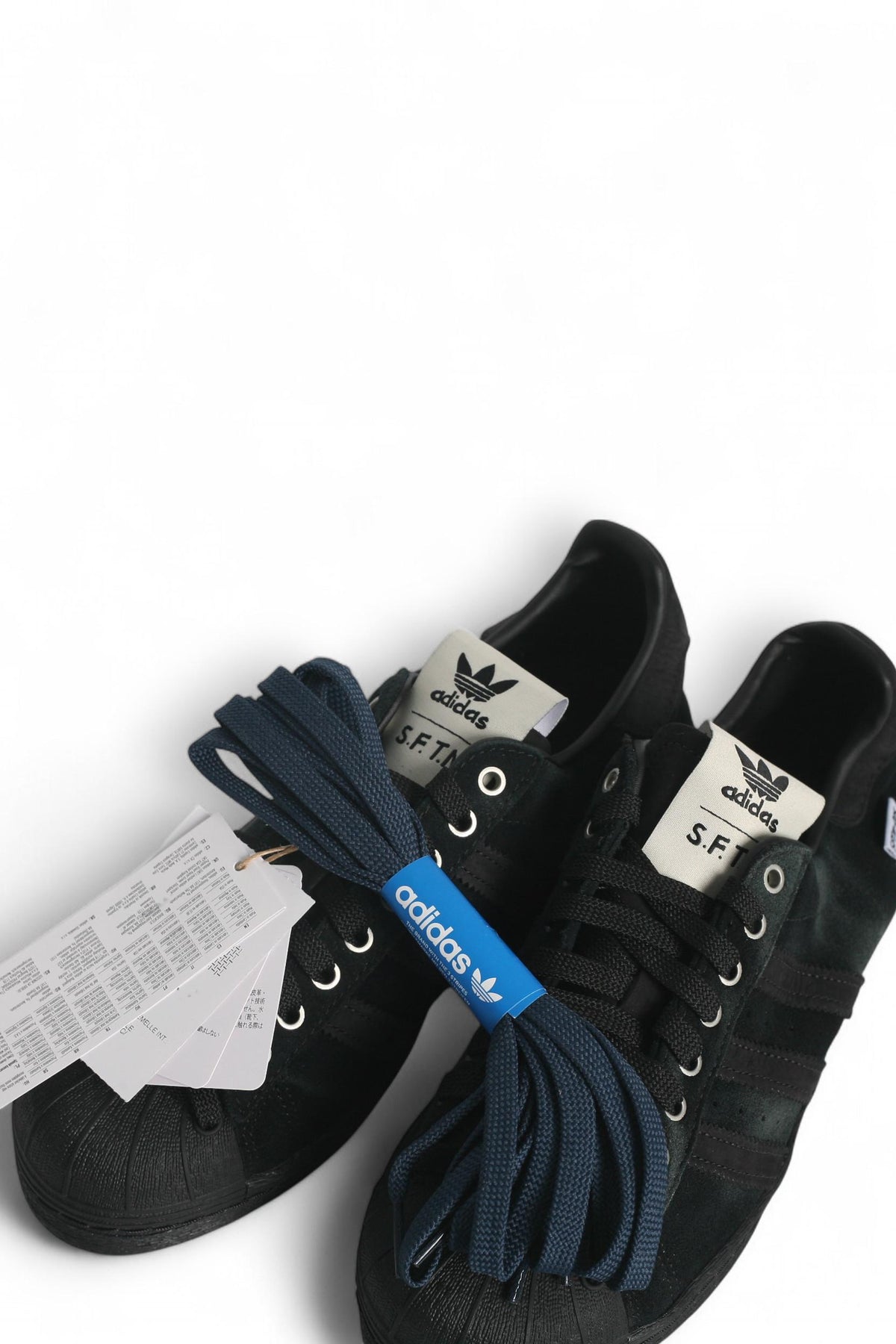 SONG FOR THE MUTE adidas Superstar 82 Black Low-Top Sneakers JP7676