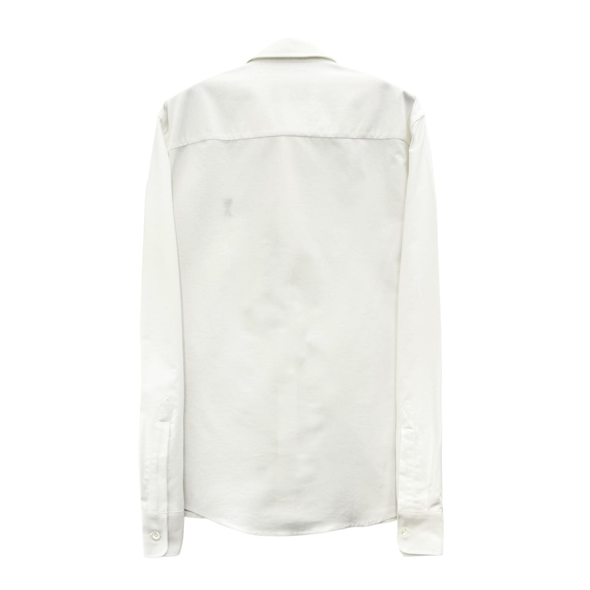 AMI Heart Logo Oxford Long Sleeve Shirt BFUSH063 168