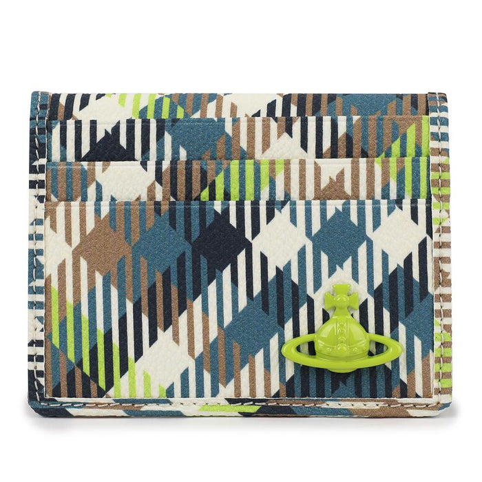 Vivienne Westwood Multicolor Leather Card Holder Wallet