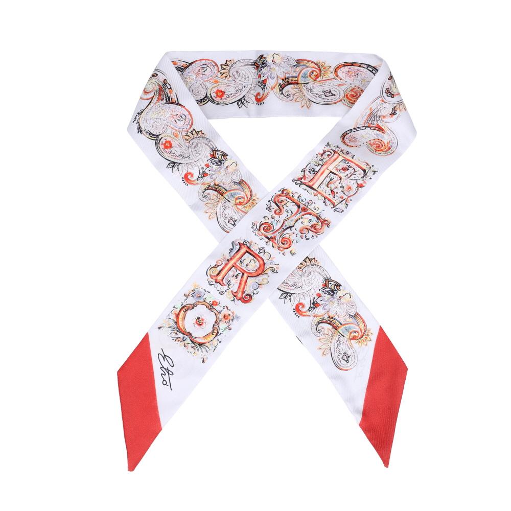 Etro Floral Paisley Print Silk Scarf for Women