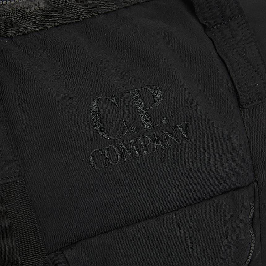 CP Company Black Nylon Tote Bag for Men