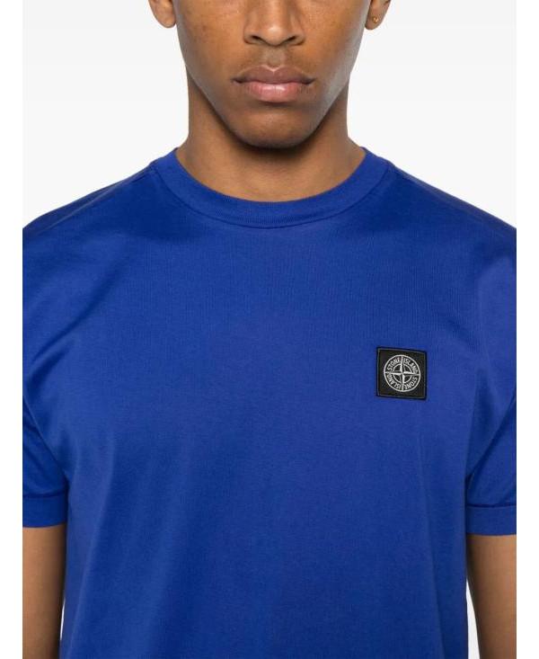 STONE ISLAND Cotton Jersey Short Sleeve T-Shirt K1S15 S0013 V0022