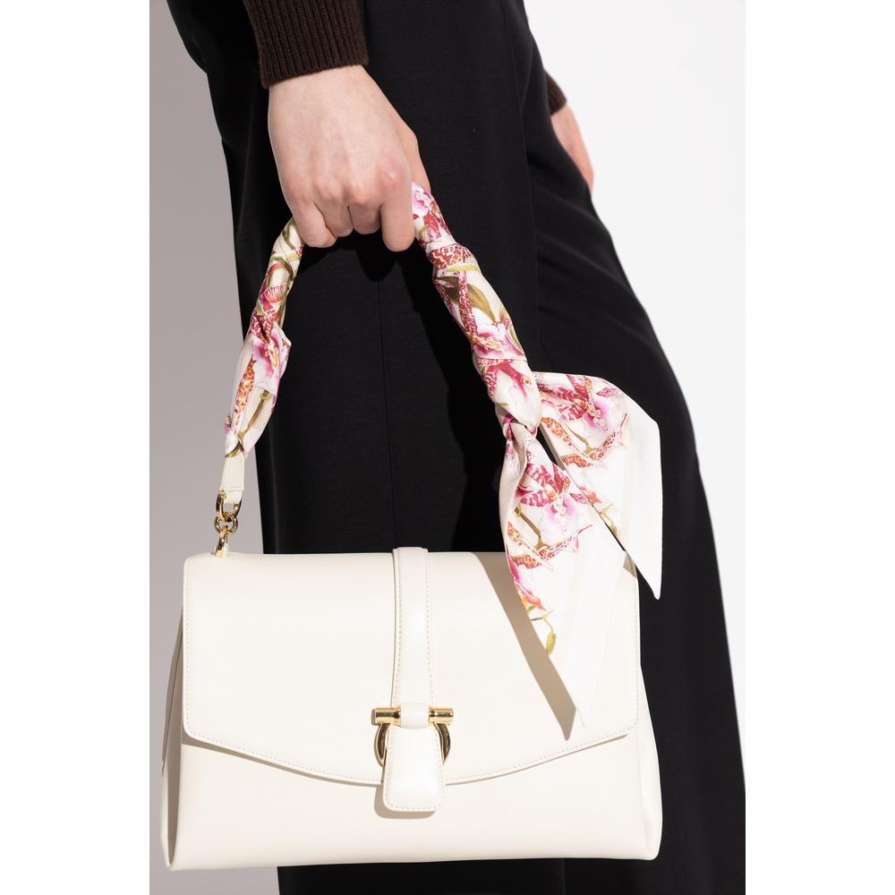 Ferragamo Gaia Print Silk Scarf