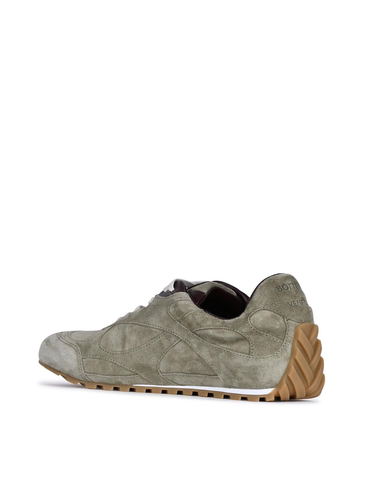 Bottega Veneta White Leather Low-Top Sneakers