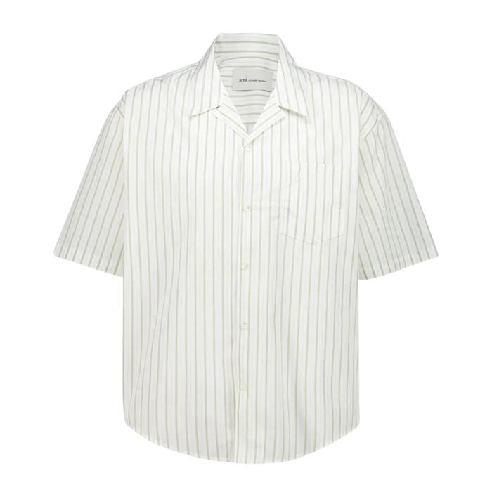 AMI Embossed Ami de Coeur Boxy Short Sleeve Shirt