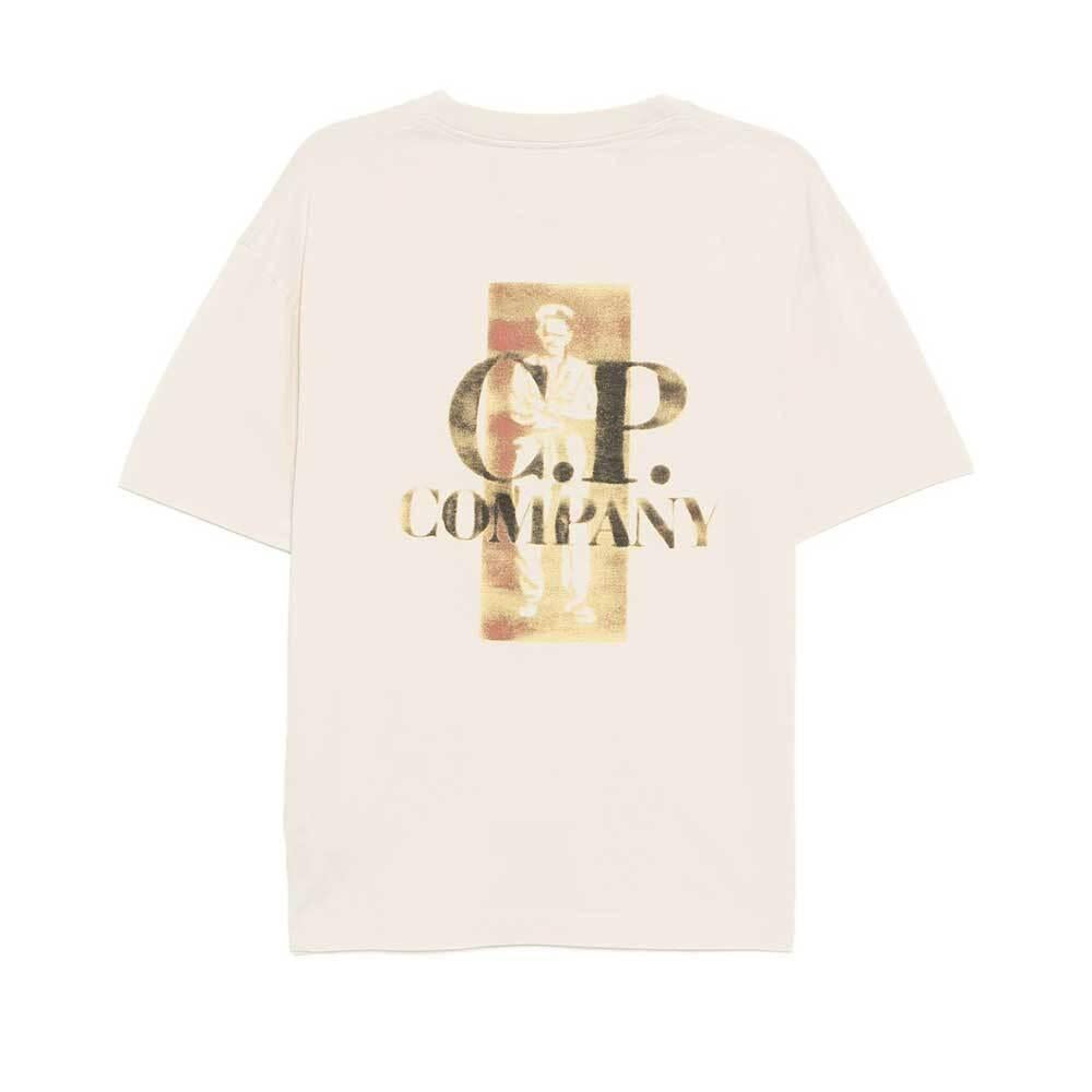 CP Company Jersey Comfort Short Sleeve T-Shirt White Men