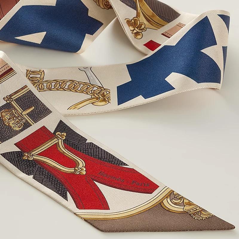 HERMES Cavalcadour Remix Silk Scarf for Women