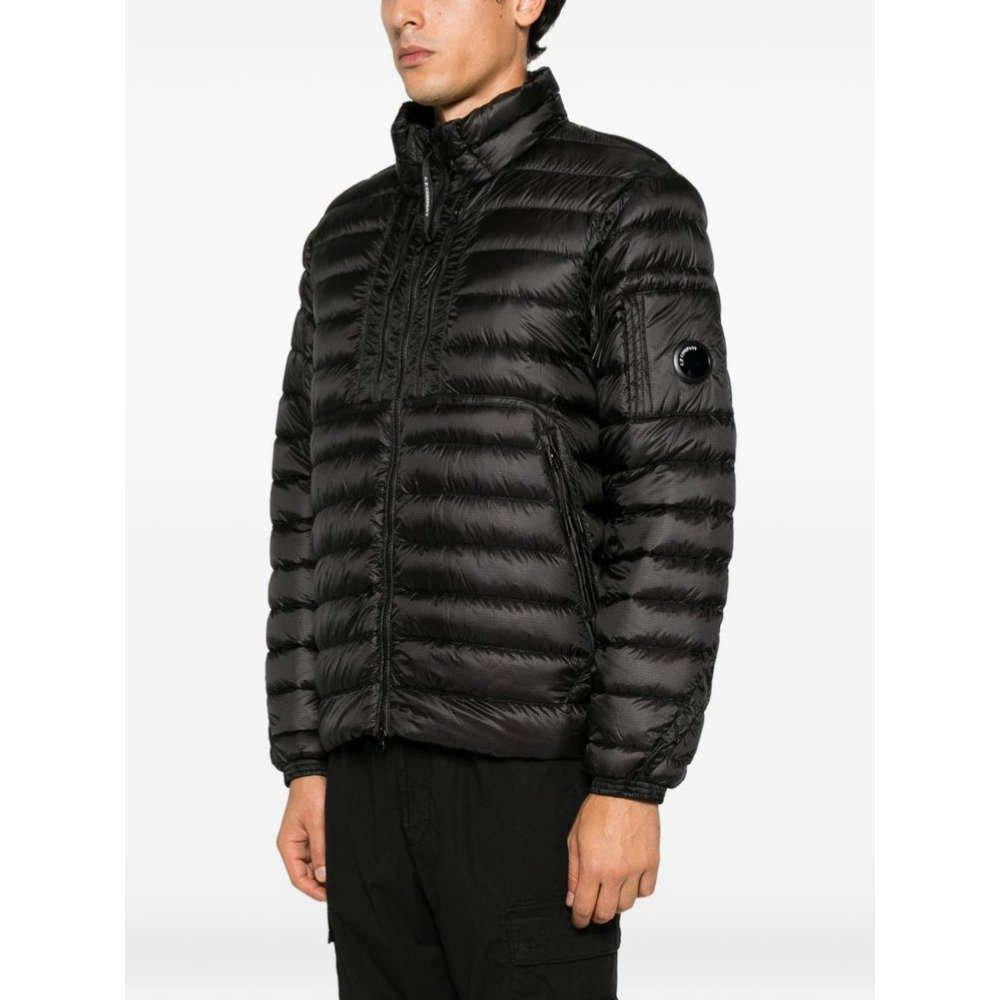 CP Company Lens Badge DD Shell Black Puffer Jacket