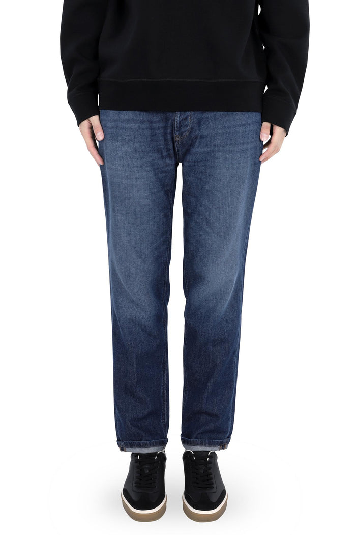 PT TORINO Men’s Straight Leg Denim Jeans Blue