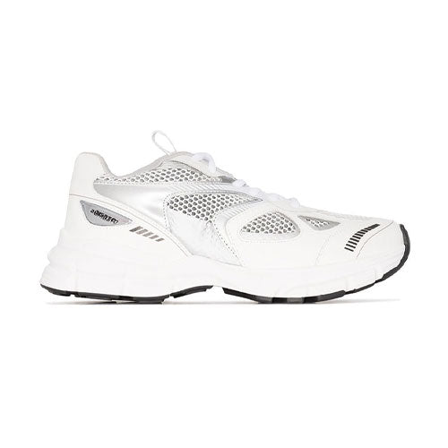 AXEL ARIGATO White Silver Marathon Runner Low-Top Sneakers
