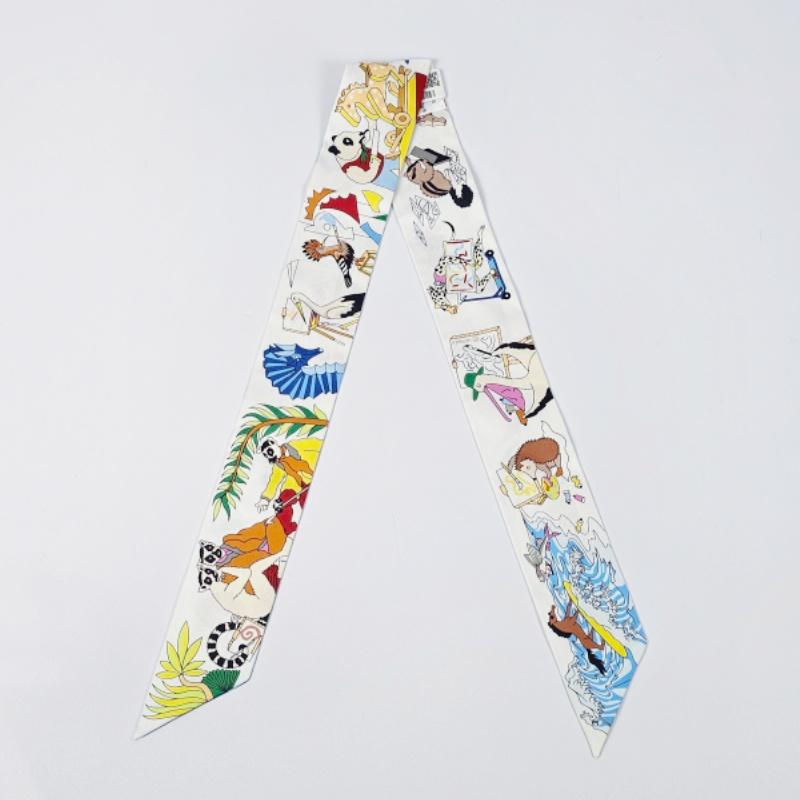 HERMES Academia Hippica Wool Silk Women’s Scarf