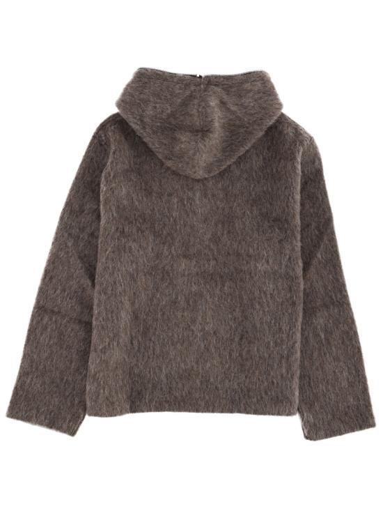 OUR LEGACY Mole Grey Hairy Wool Jacket