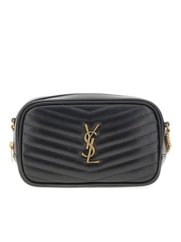Saint Laurent Black Monogram Quilted Lou Mini Crossbody Bag 748849 DV707 1000