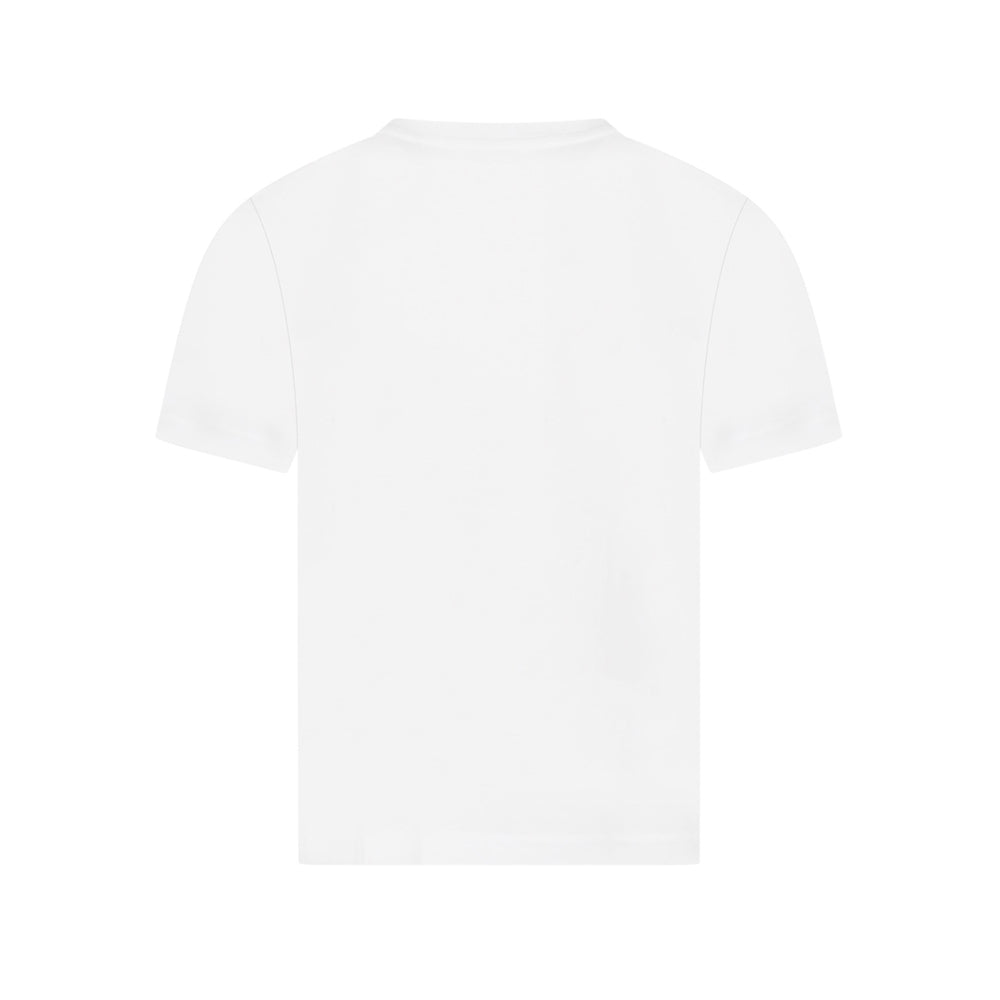 BURBERRY TB Logo White Cotton T-Shirt Women