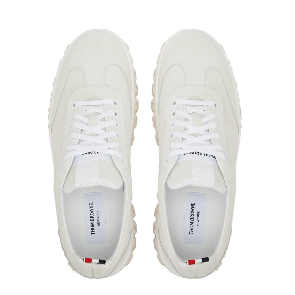 THOM BROWNE Cable Knit Sole Court Low-Top Sneakers MFD254A L0037 100