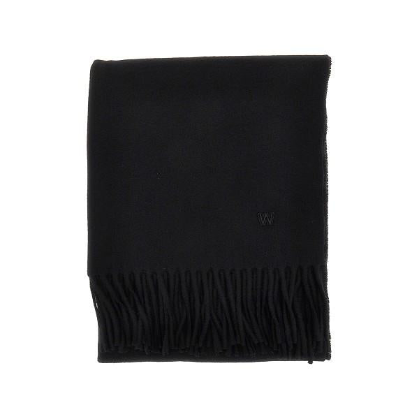 Max Mara Wool Scarf Black Weekend Collection