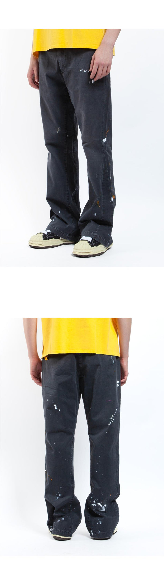 GALLERY DEPT. LA Chino Flare Cotton Pants CF 40014F BLACK