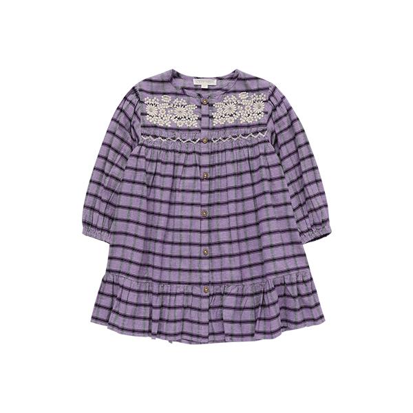 LOUISE MISHA Girls Midi Dress GRI W23 S0007