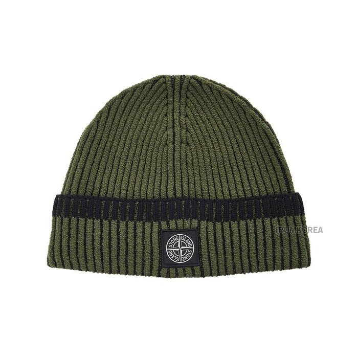 STONE ISLAND Unisex RWS Wool Beanie Hat V0054