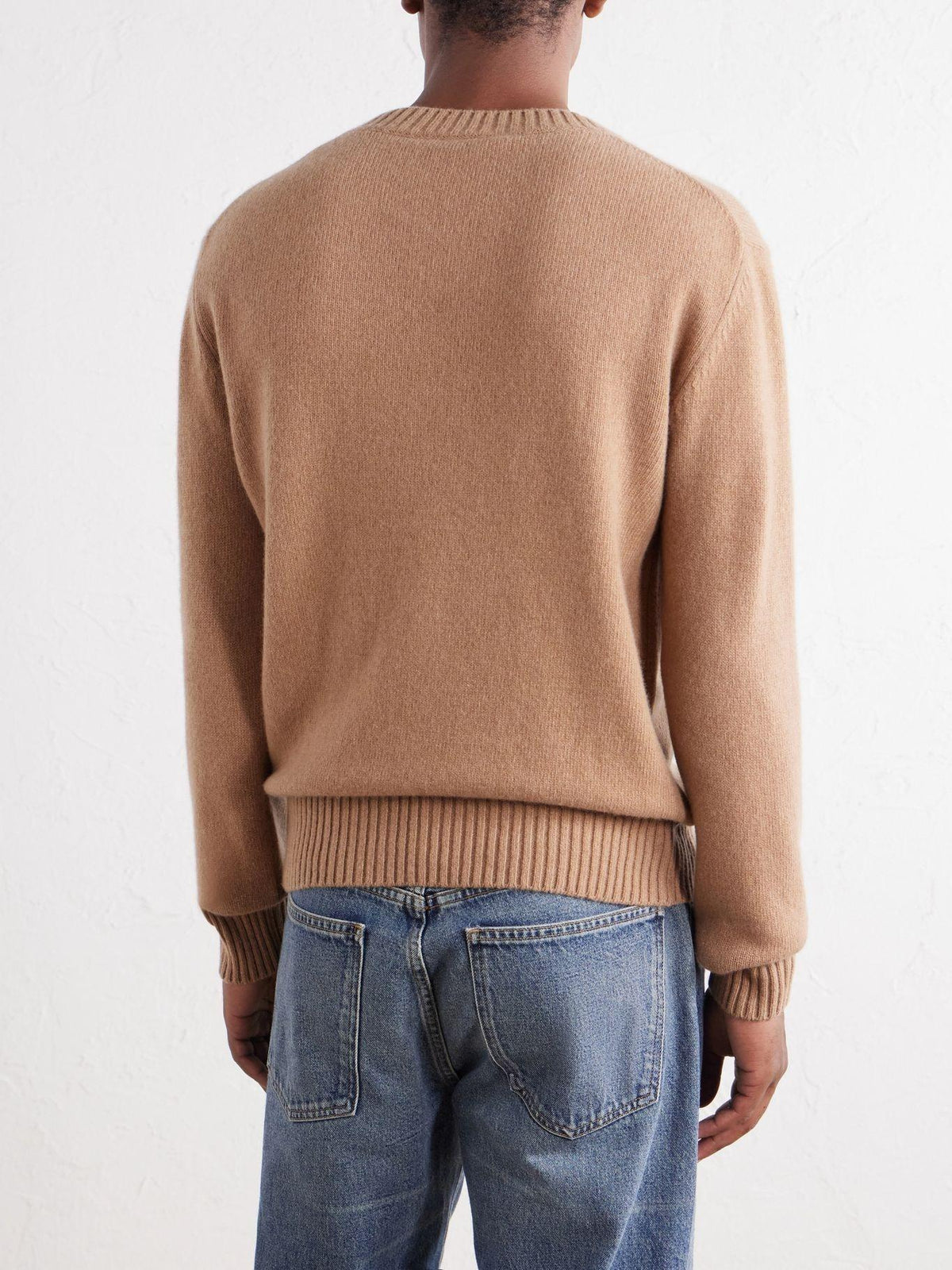 AMI Cashmere Crewneck Sweater for Men