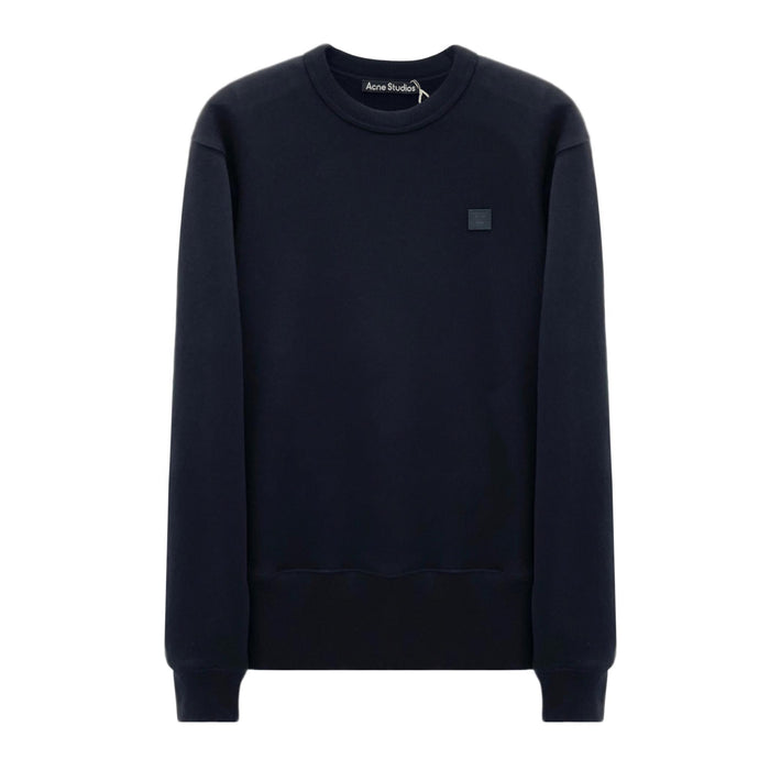 Acne Studios Face Logo Oversized Sweatshirt Black Men's Top CI0076