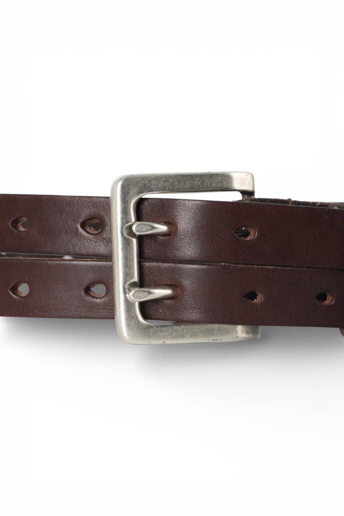 OUR LEGACY Brown Leather Split Belt A42484O