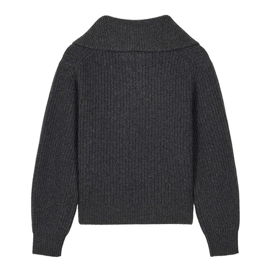 Max Mara Laser Half-Zip Knit Sweater for Women