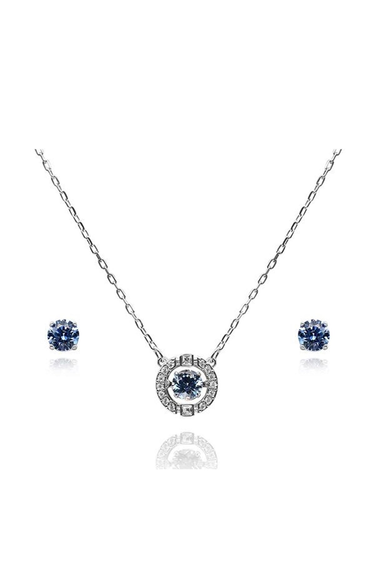 Swarovski Women's Necklace and Earring Jewelry Set 5480485