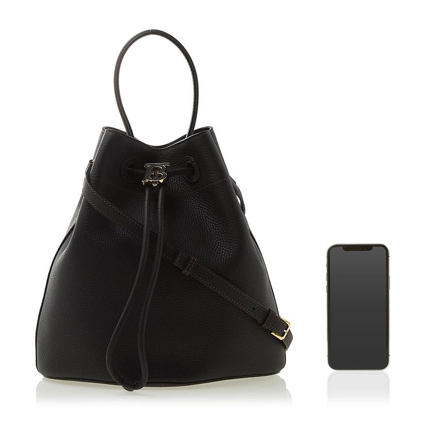BURBERRY Small Grainy Leather TB Buc 8055691 LL SM DRAWSTRING BUCKET LGL A1189 1