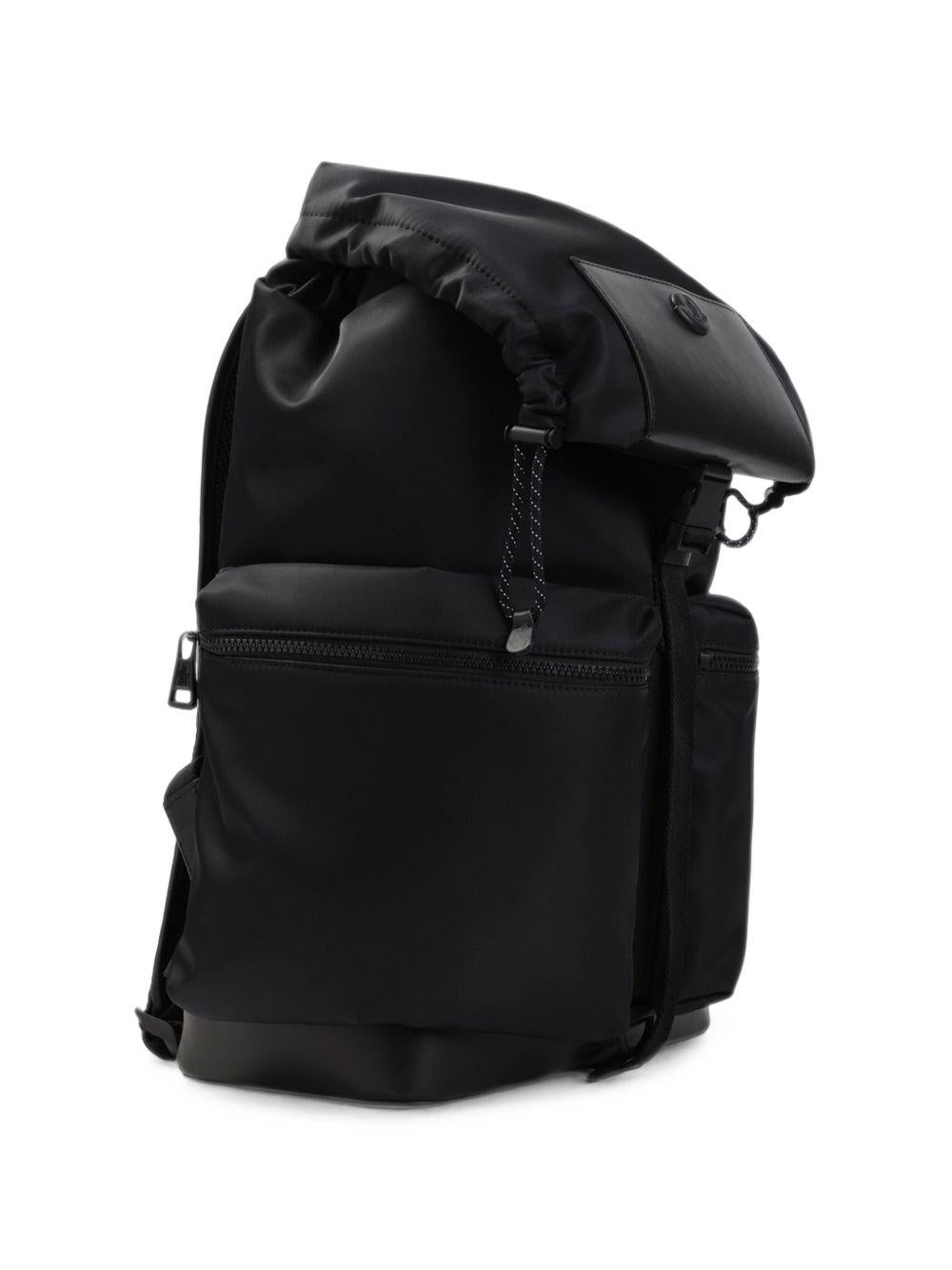 Moncler Black Nylon Backpack for Men