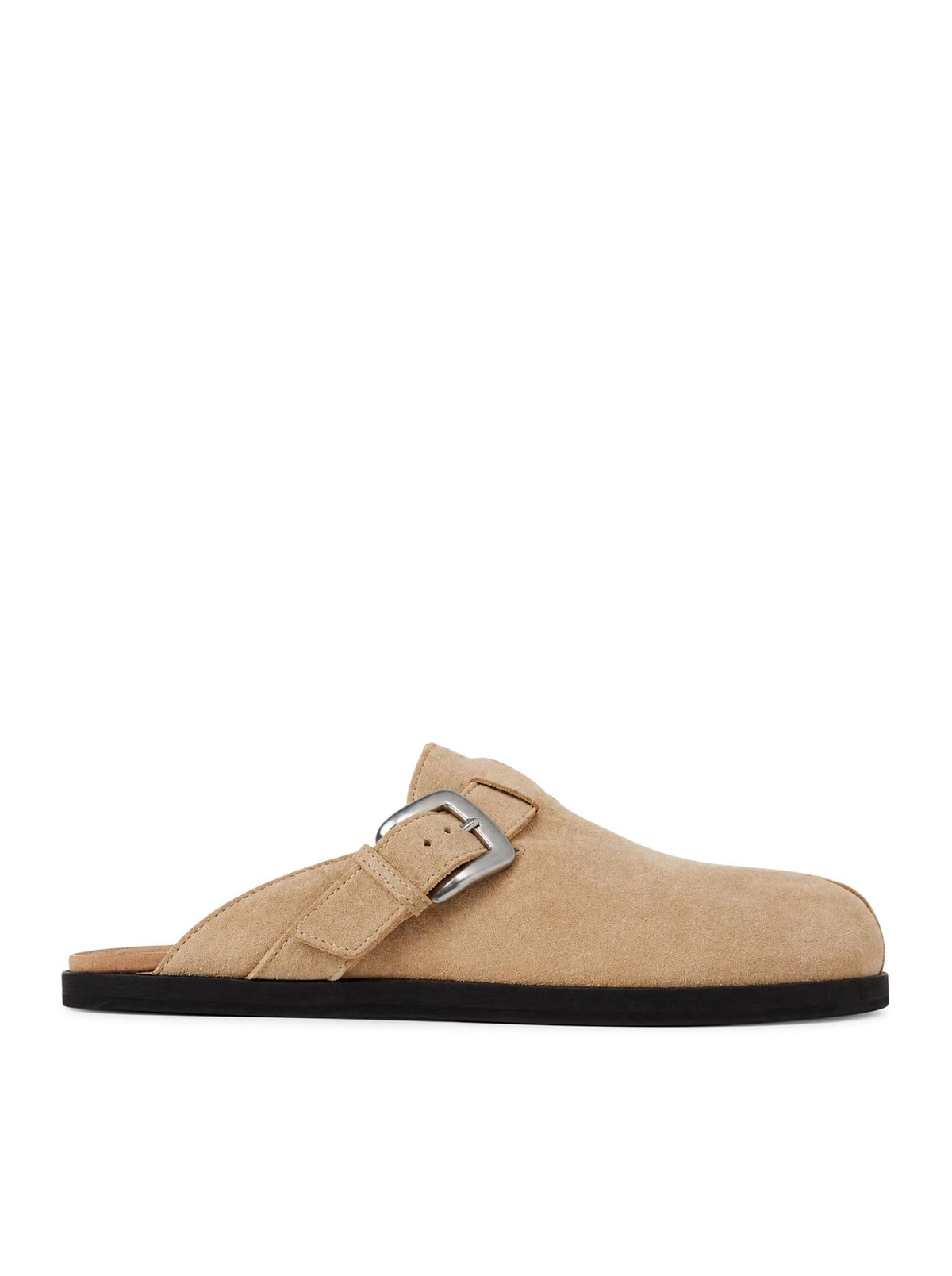 Maison Margiela Pale Khaki Leather Mules Slippers Men