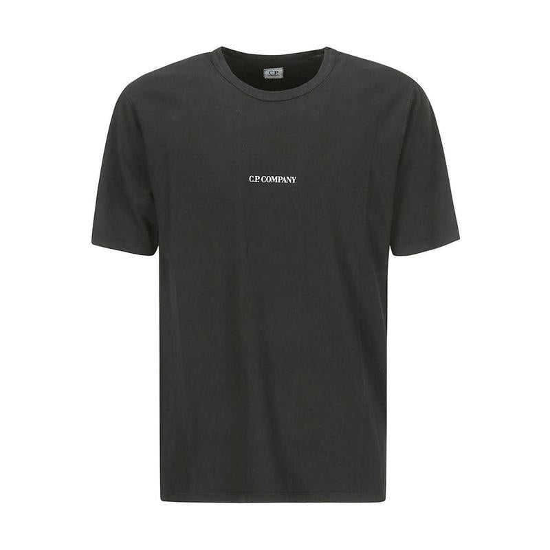 CP Company Logo Short Sleeve T-Shirt Black Unisex