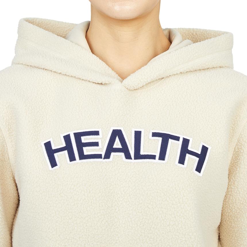 SPORTY&RICH Women’s Cream Hoodie Sweatshirt