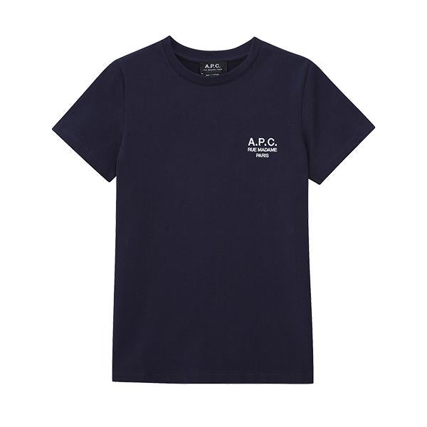A.P.C. Women’s Short Sleeve T-Shirt F26842 IAK DARK NAVY